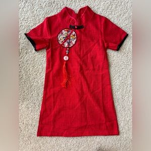 Baby Girls Dress New Year Qipao Vintage Chinese Cheongsam Costume Cotton Clothes